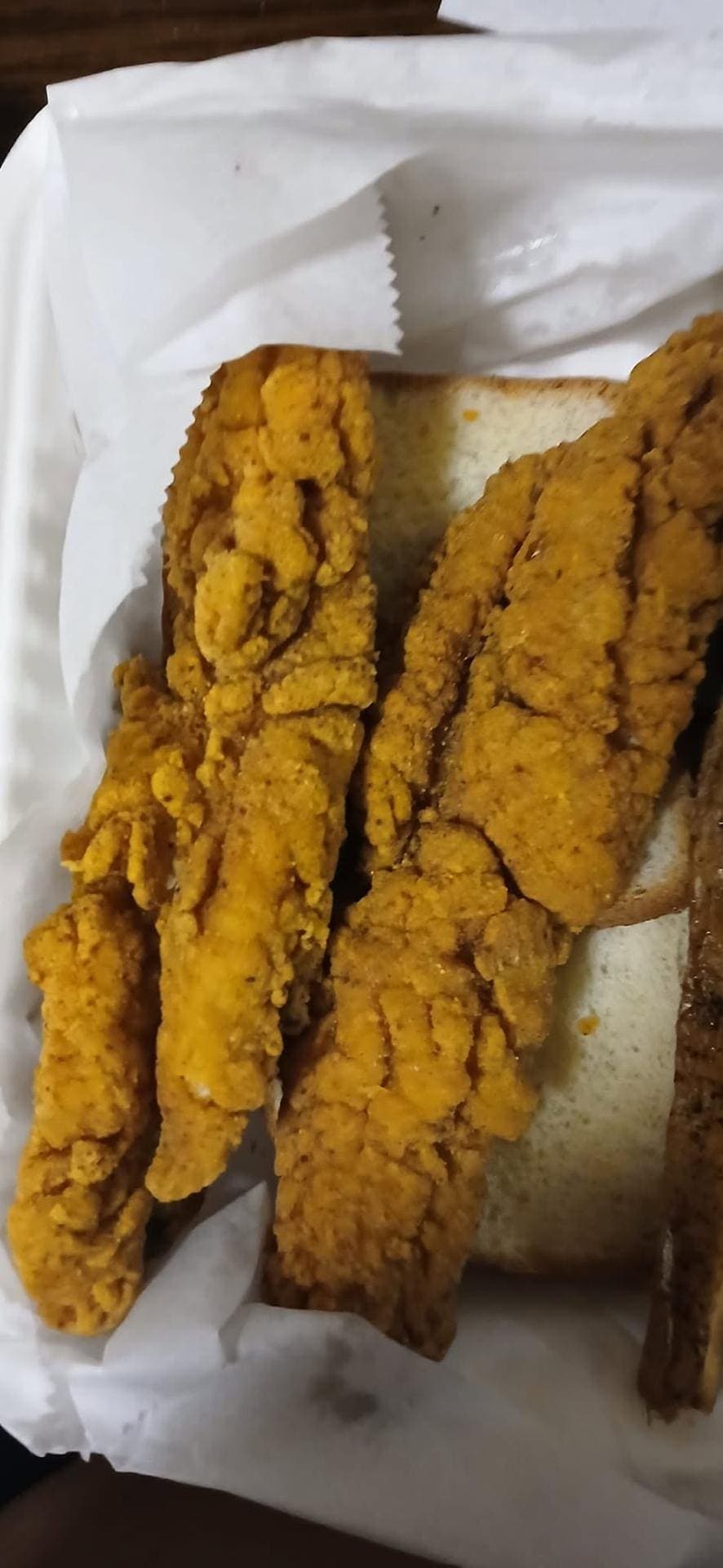 Fried fish basket